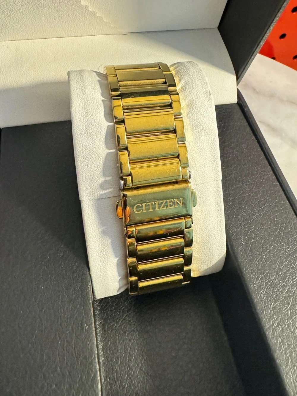 Citizen Gold Men's Dress Watch with Crystal Markers BI5012-53Q